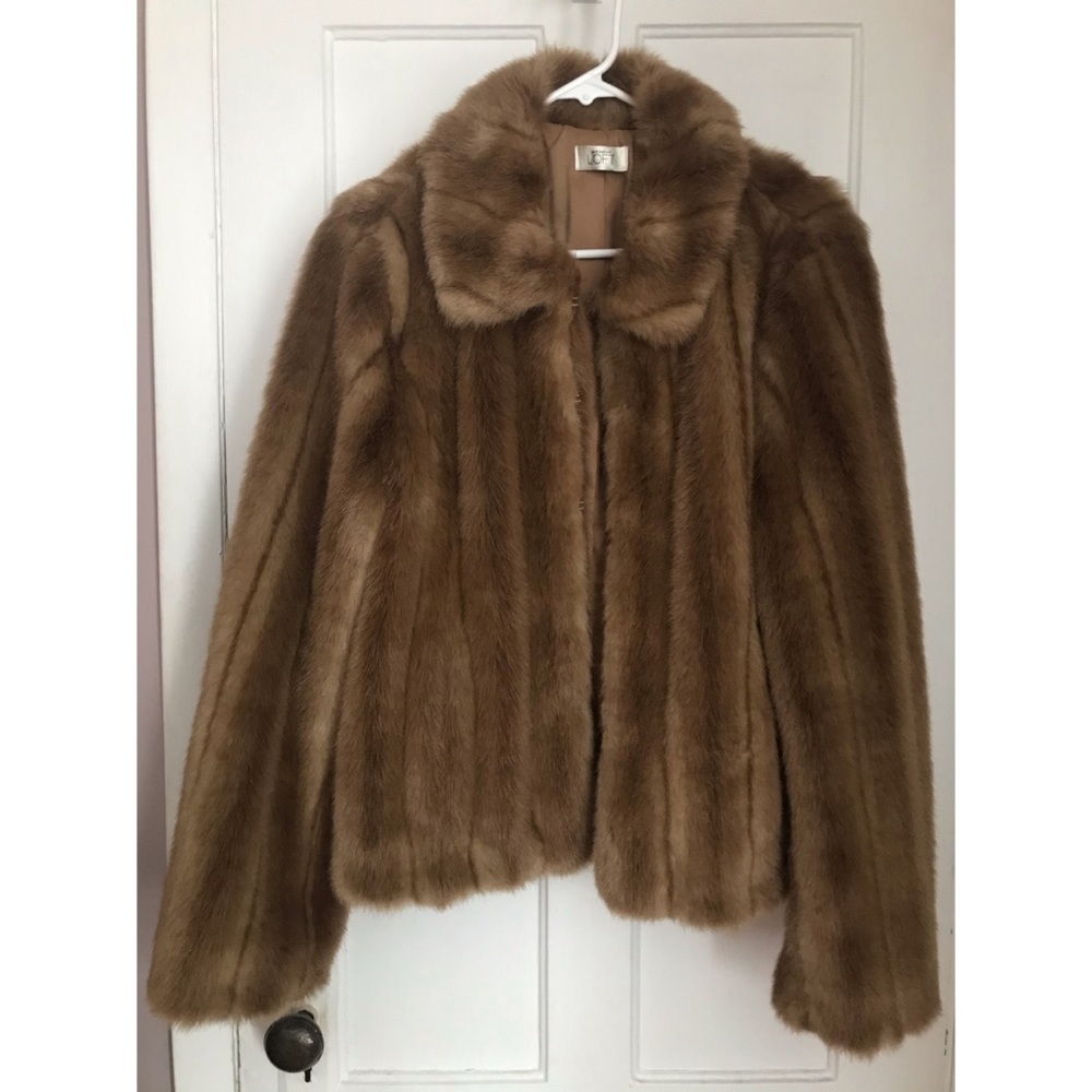 Ann Taylor LOFT fur coat